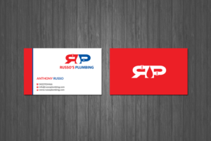 Business Card Design by Creations Box 2015 for Russo's Plumbing  | Design: #21060917