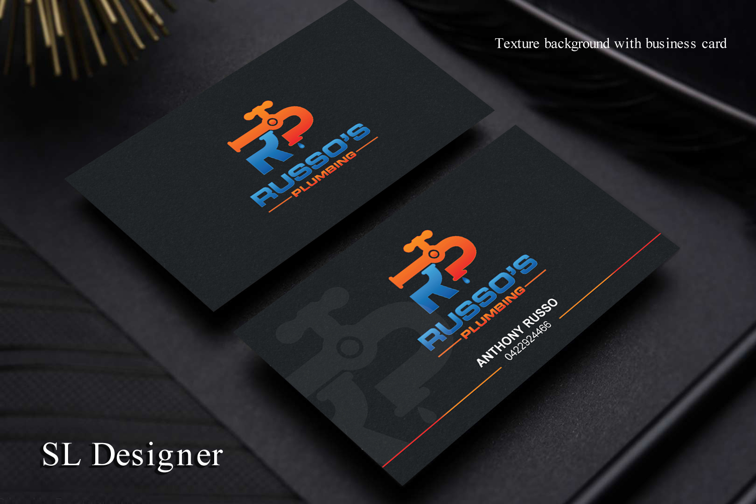 Business Card Design by SL Designer for Russo's Plumbing  | Design #21052670