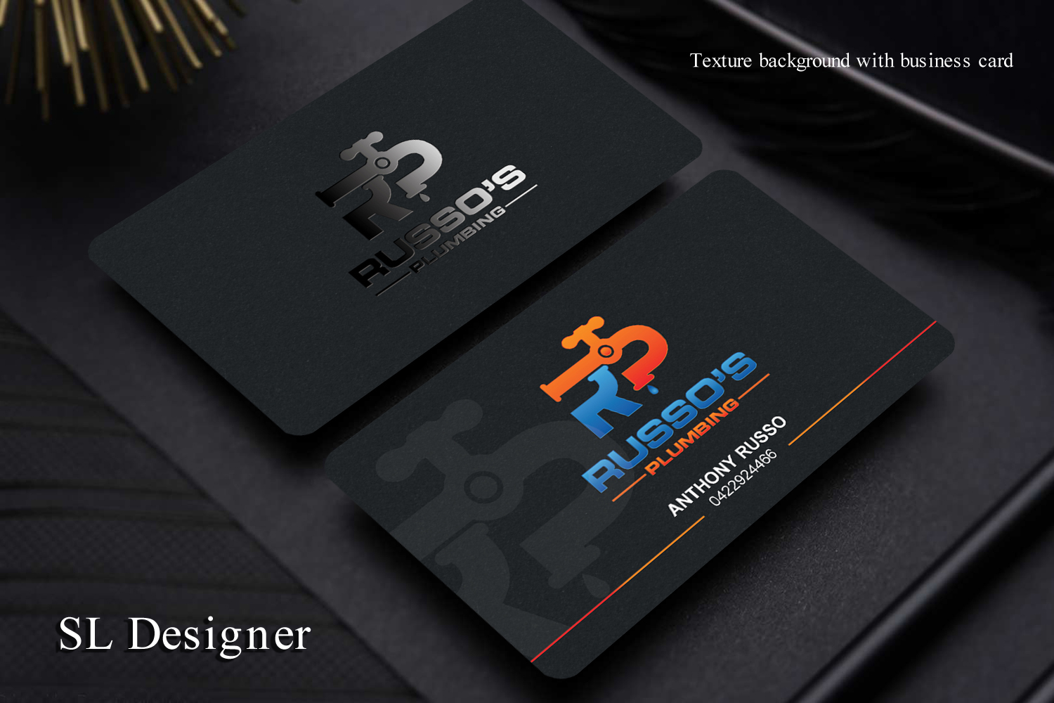 Diseño de Tarjeta de Presentación por SL Designer para Russo's Plumbing  | Diseño #21052684