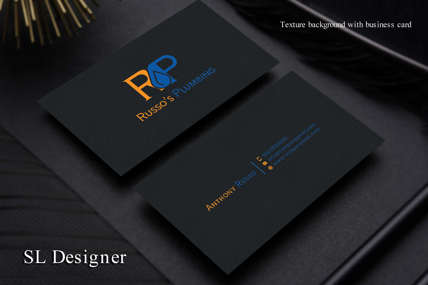 Business Card Design by SL Designer for Russo's Plumbing  | Design #21117698