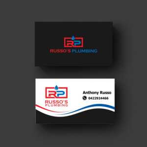 Business Card Design by Larisso for Russo's Plumbing  | Design: #21052789