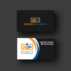 Business Card Design by Larisso for Russo's Plumbing  | Design: #21052850