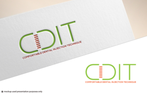 CDIT or Comfortable Dental Injection Technique | Logo Design by Juli creation