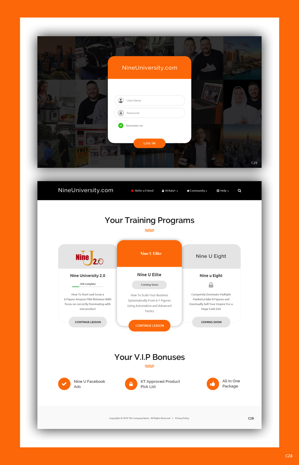 Web Design by pb for this project | Design #21060323