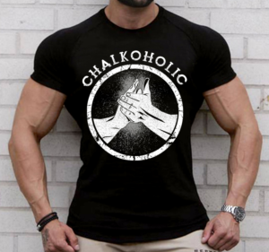 CHALKOHOLIC Powerlifting Tshirt  and Hoodie design | Design de T-shirt par creative gravity