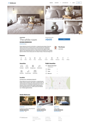 AirAccom | Web Design par manuelpolaina