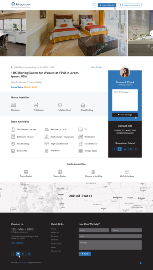 AirAccom | Web Design par Ved Web Services