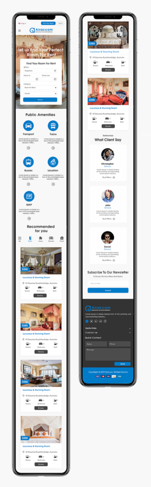 AirAccom | Web Design by bdesigner9