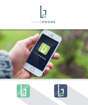 TOURPHONE in latin version, ?????? in cyrillic version. Both version should be usable. | Logo Design by Graphic Bricks