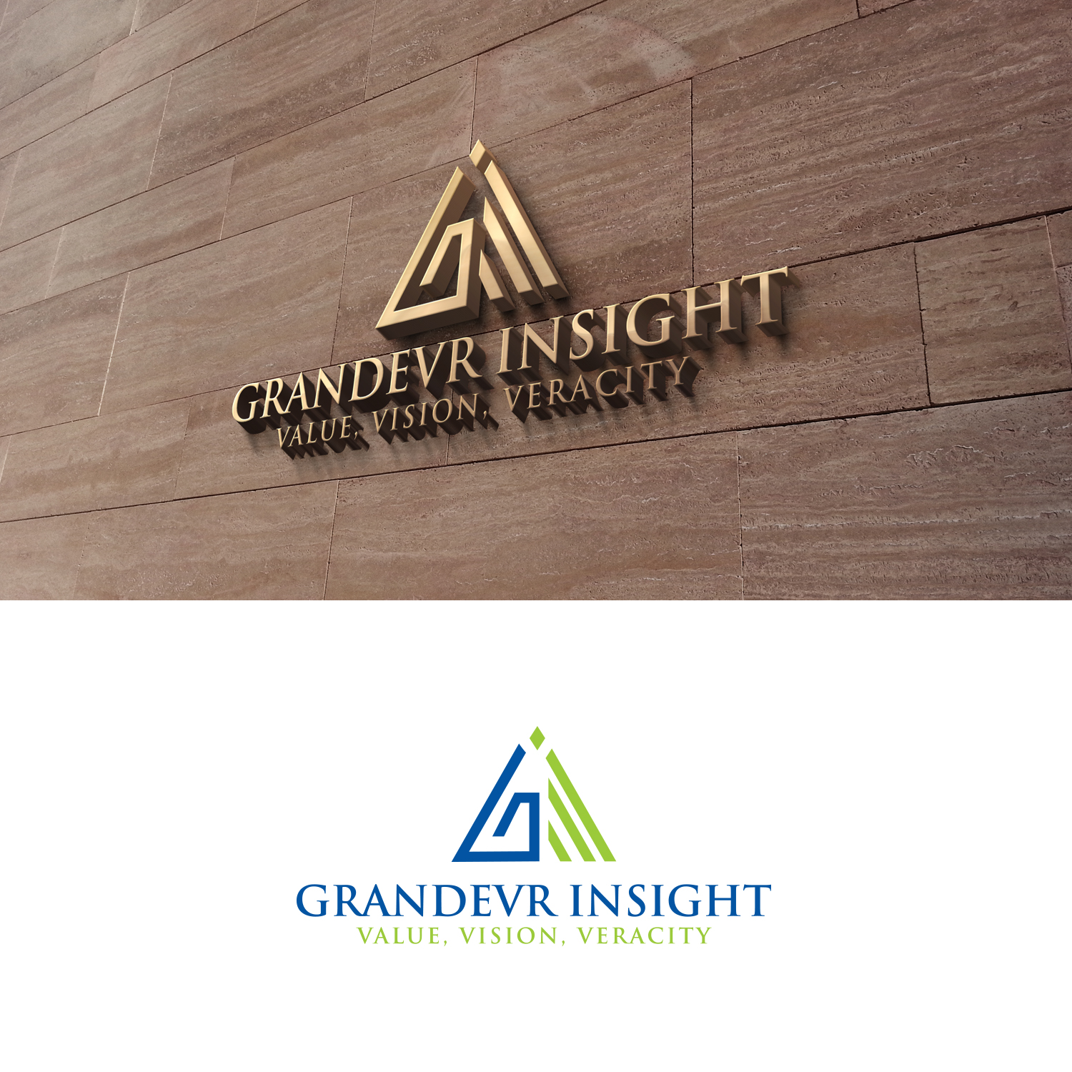 Logo Design by Maxo-Biz for Grandevr Insight | Design #21056800