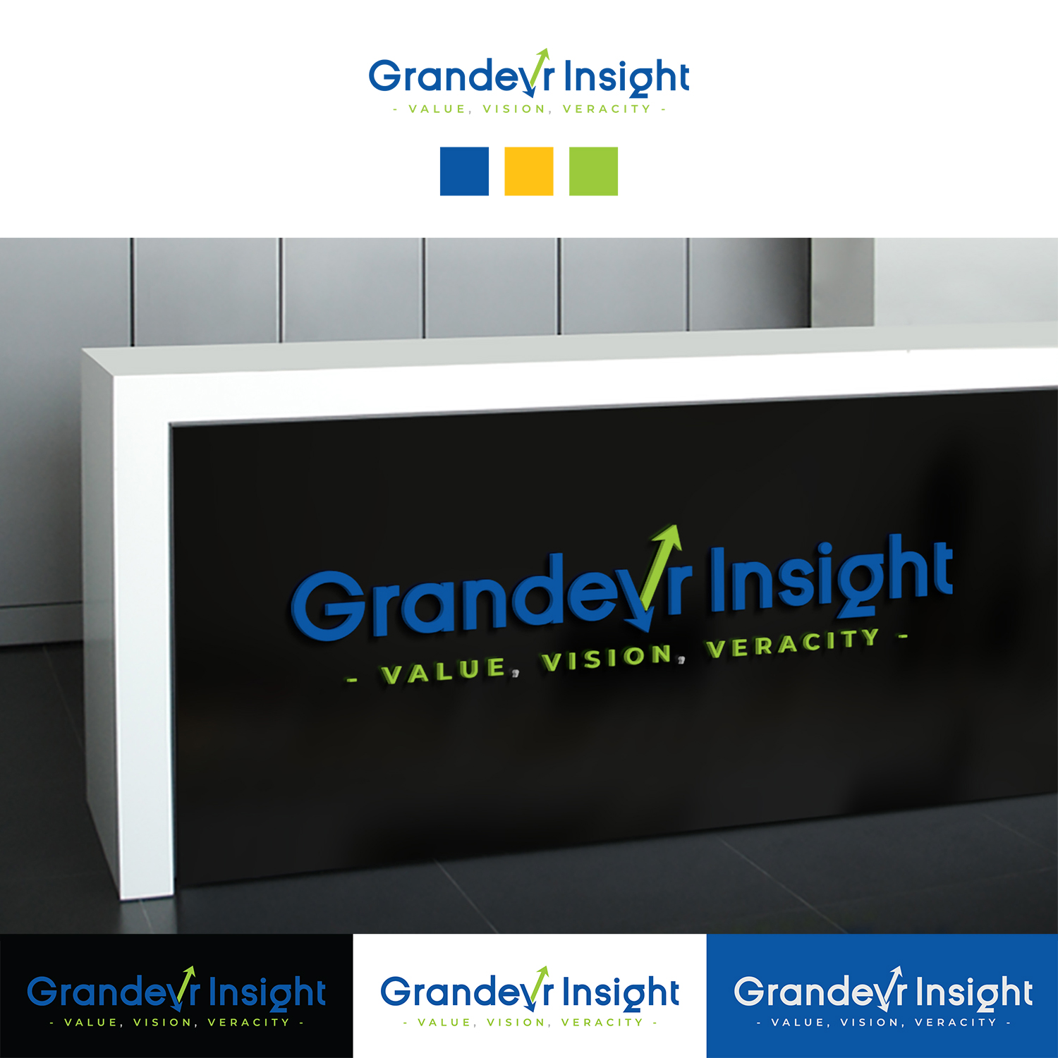 Logo Design by SimbaLeo for Grandevr Insight | Design #21057291