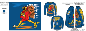  Raleigh Turkey Trot T-Shirt Design | T-shirt Design by Col 3