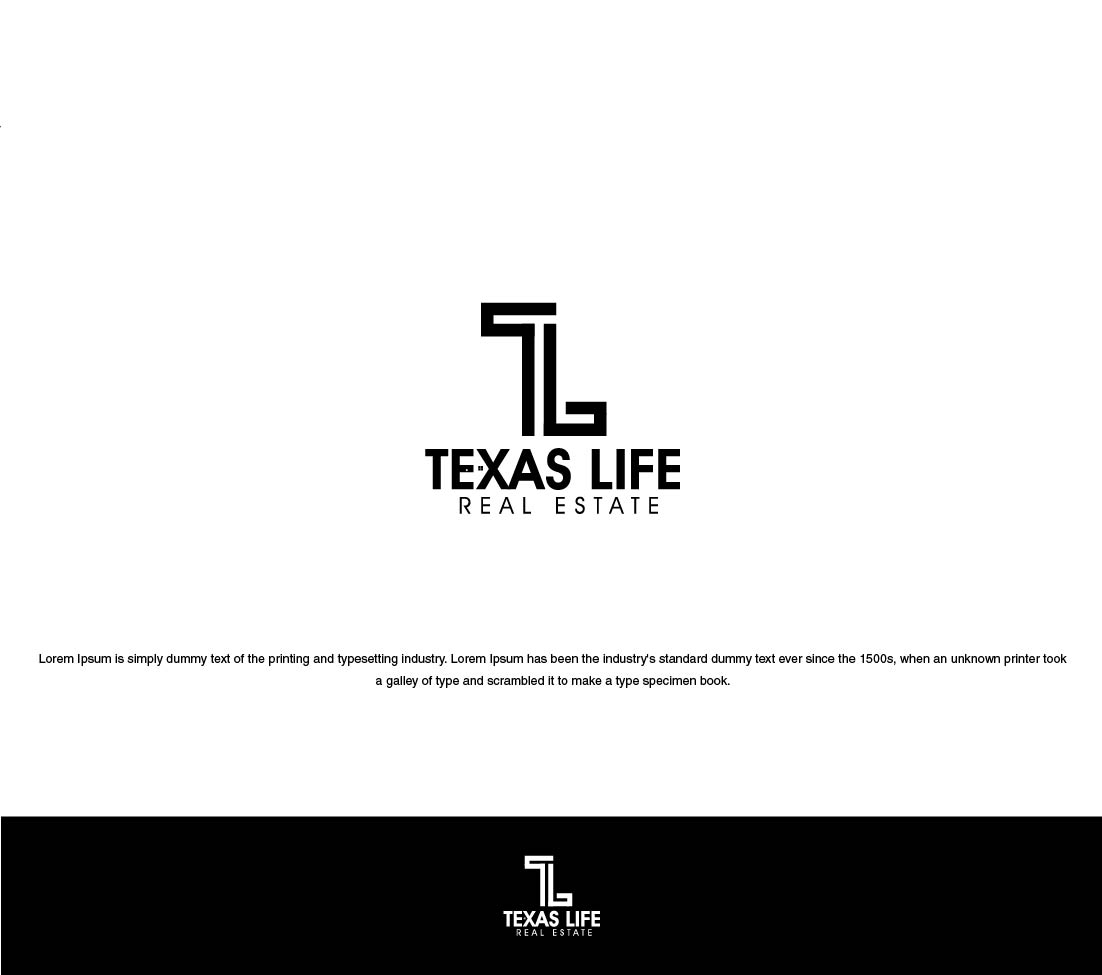 Logo Design by Ijlal 3 for Texas Life Real Estate | Design #21067138