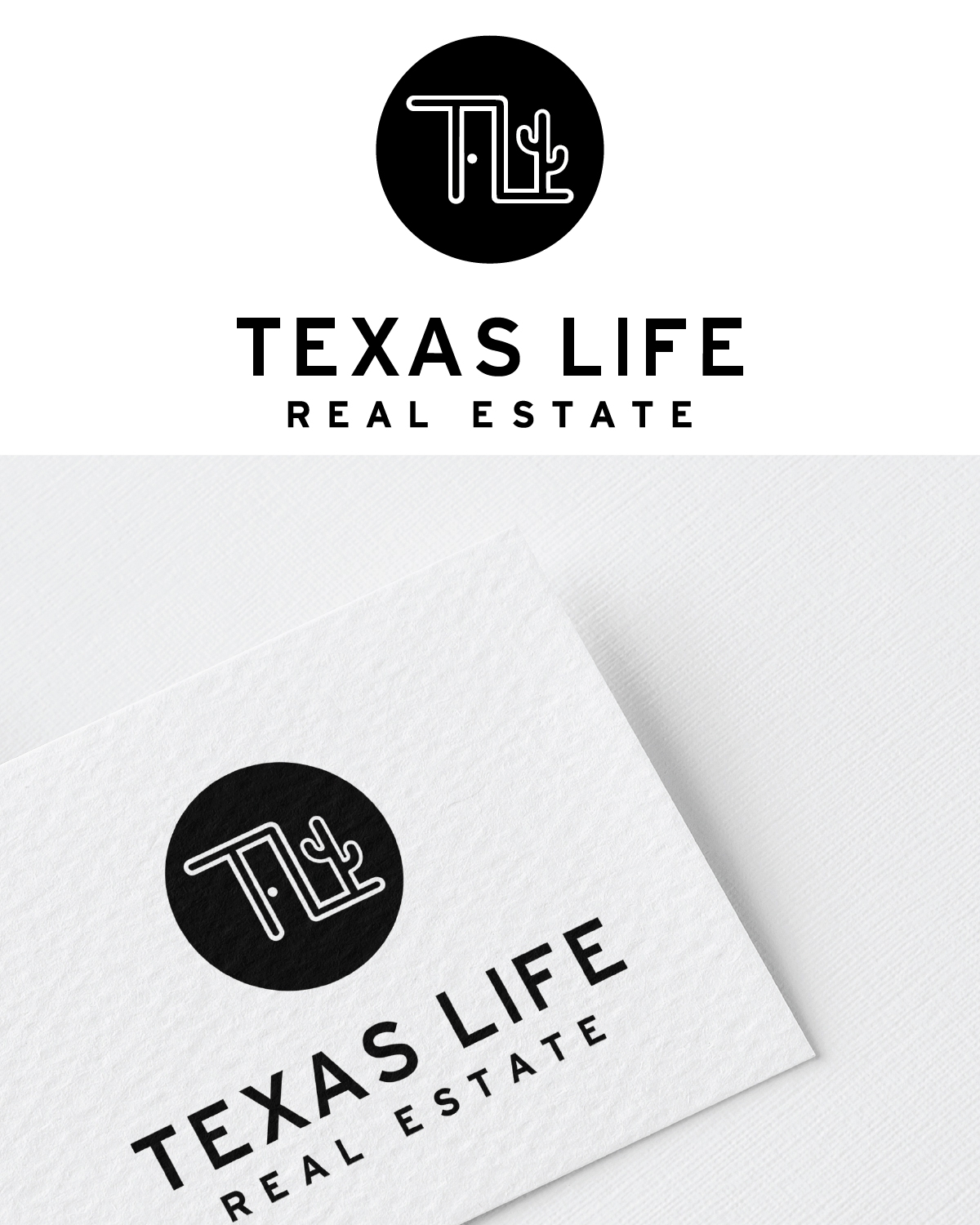 Logo Design by blackowl8 for Texas Life Real Estate | Design #21060659