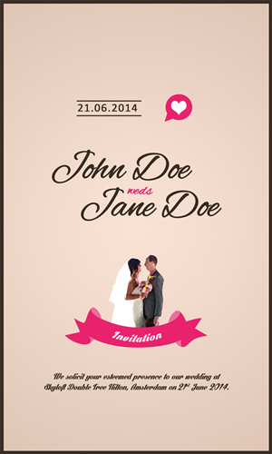 Invitation Design by bibinparker