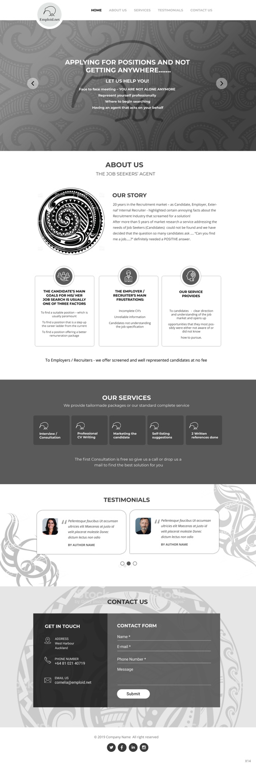 Web Design by pb for this project | Design #21085446