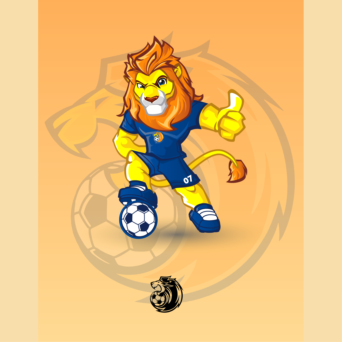 Mascot Design by Gabriel T. Marques for neudikids.ch | Design #21082643