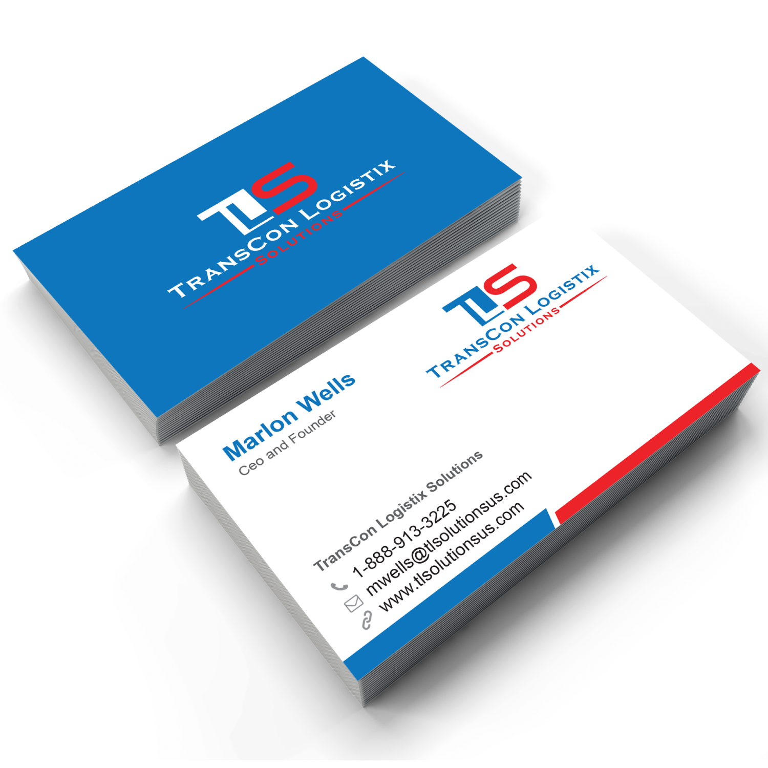 Business Card Design by adiazudin for TransCon Logistix Solutions  | Design #21062613