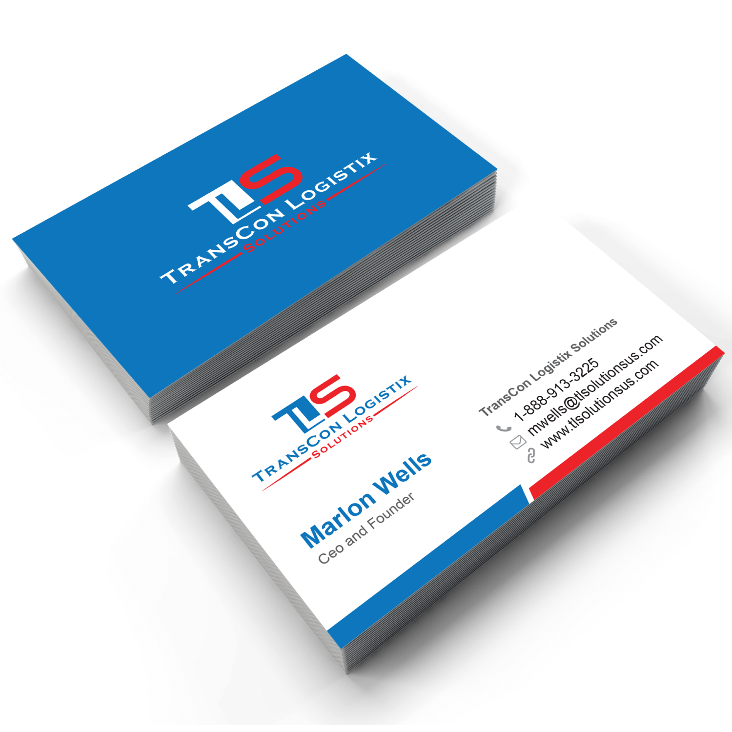 Business Card Design by adiazudin for TransCon Logistix Solutions  | Design #21062625