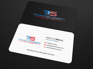 Business Card Design by Riz' for TransCon Logistix Solutions  | Design: #21066952