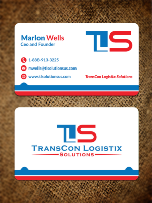 TransCon Logistix Solutions Business cards | Design de Carte de Visite par JK18