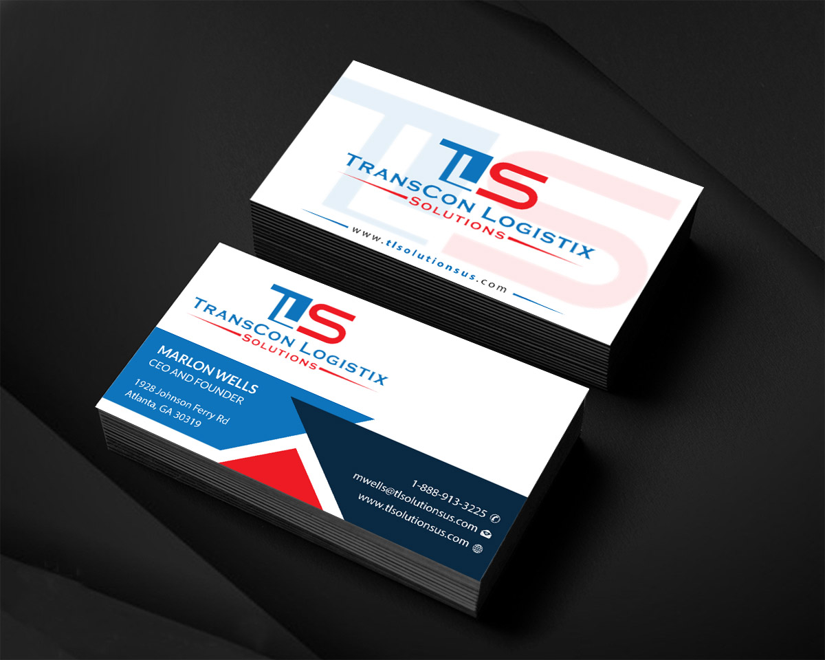 Design de Carte de Visite par Infinitive Technology pour TransCon Logistix Solutions  | Design #21066979