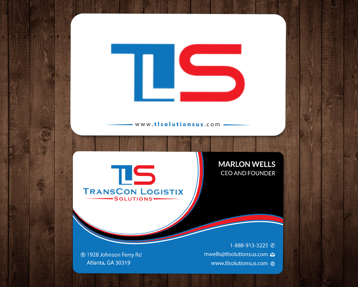 Design de Carte de Visite par Infinitive Technology pour TransCon Logistix Solutions  | Design #21067474
