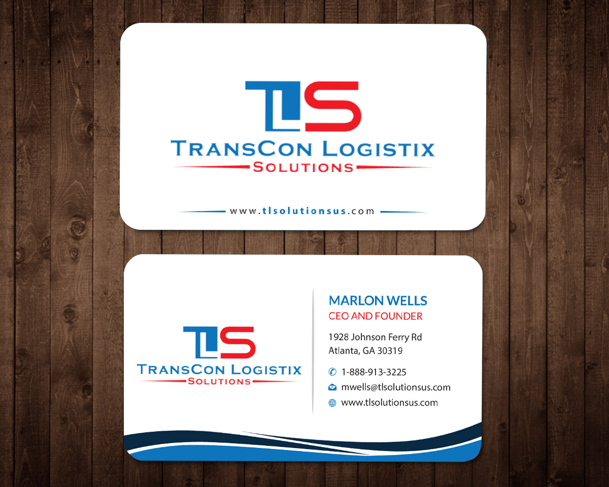 Business Card Design by Infinitive Technology for TransCon Logistix Solutions  | Design #21067483