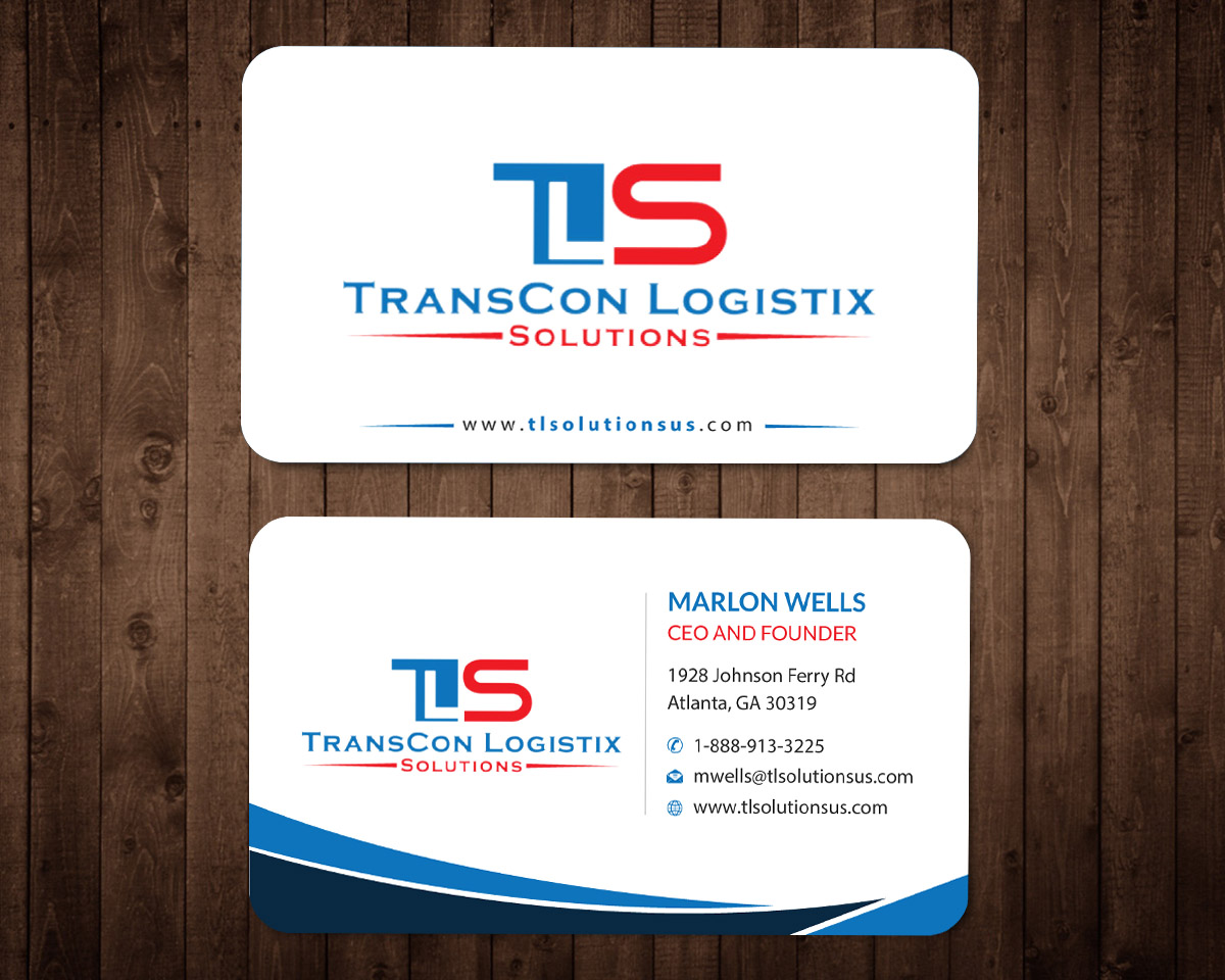 Business Card Design by Infinitive Technology for TransCon Logistix Solutions  | Design #21067488