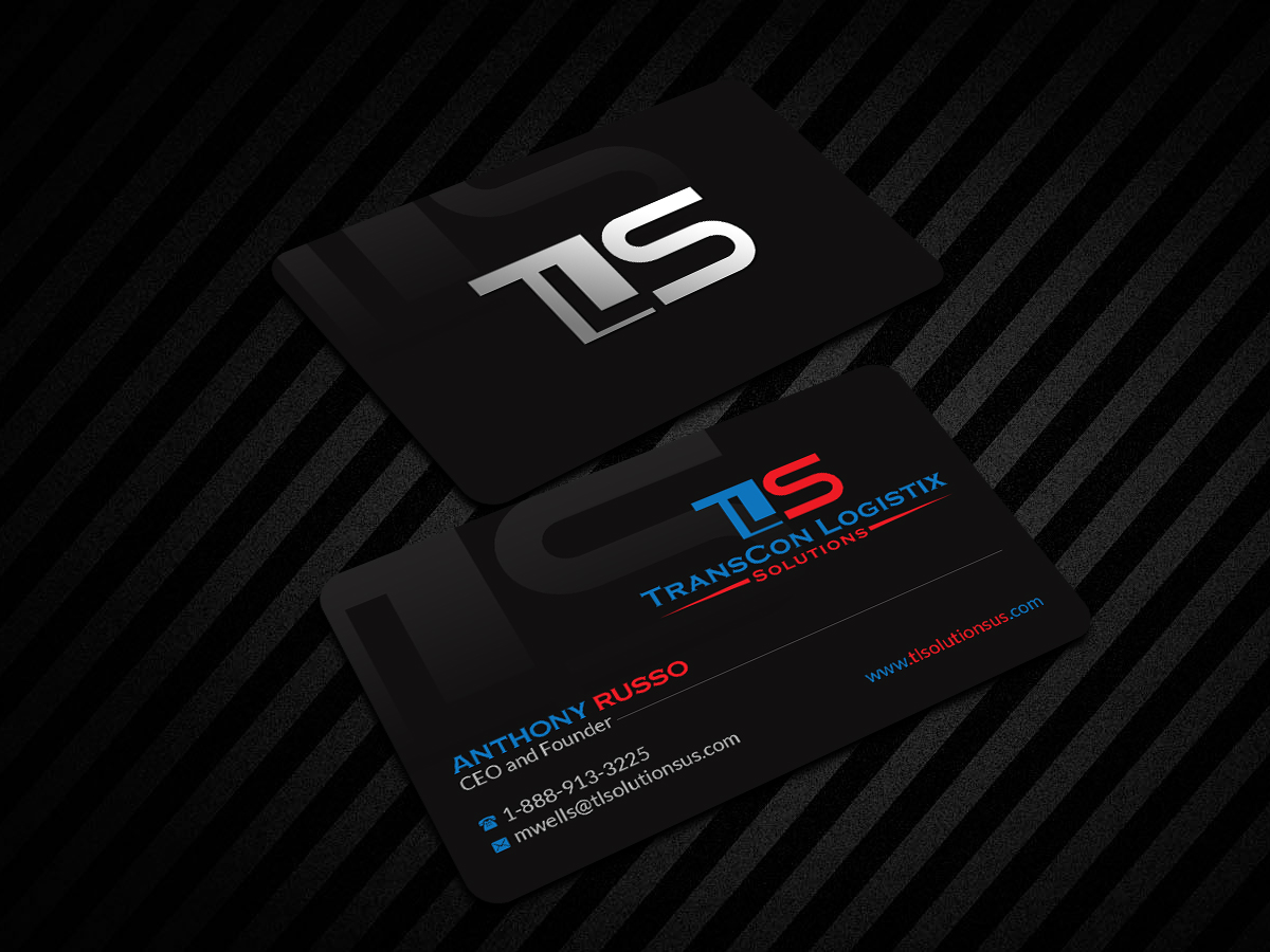 Business Card Design by Creations Box 2015 for TransCon Logistix Solutions  | Design #21067380