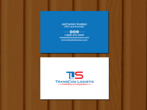 Business Card Design by Creations Box 2015 for TransCon Logistix Solutions  | Design: #21067381