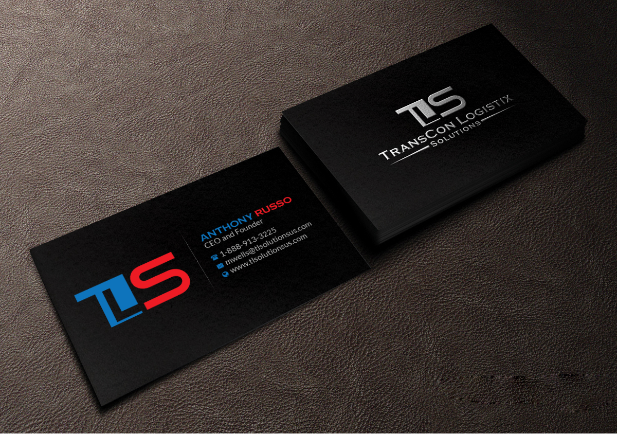 Business Card Design by Creations Box 2015 for TransCon Logistix Solutions  | Design #21067905