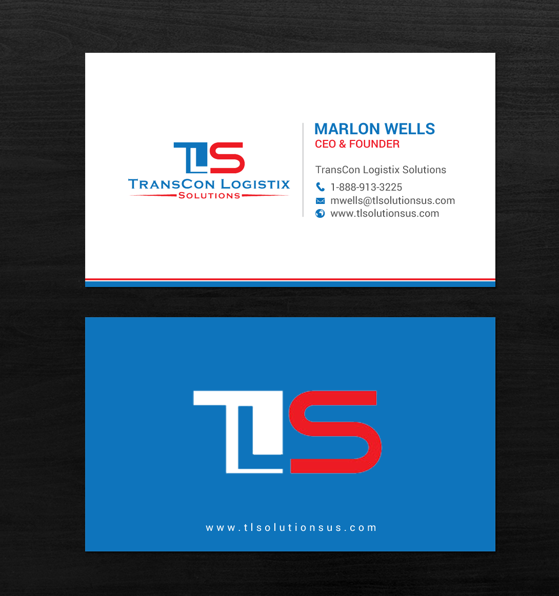 Diseño de Tarjeta de Presentación por chandrayaan.creative para TransCon Logistix Solutions  | Diseño #21065561