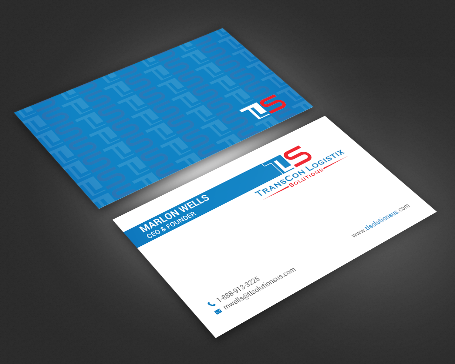 Design de Carte de Visite par chandrayaan.creative pour TransCon Logistix Solutions  | Design #21067526