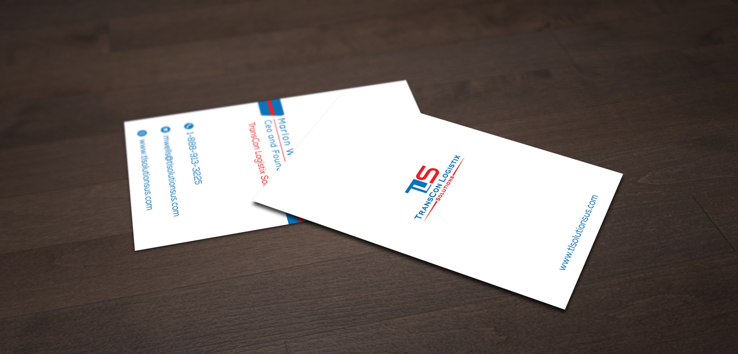 Diseño de Tarjeta de Presentación por Ivory NS para TransCon Logistix Solutions  | Diseño #21068707