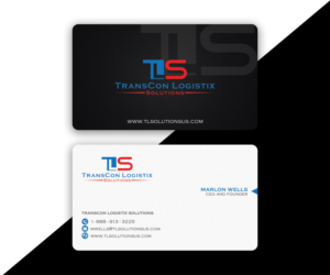 TransCon Logistix Solutions Business cards | Design de Carte de Visite par Moumita_