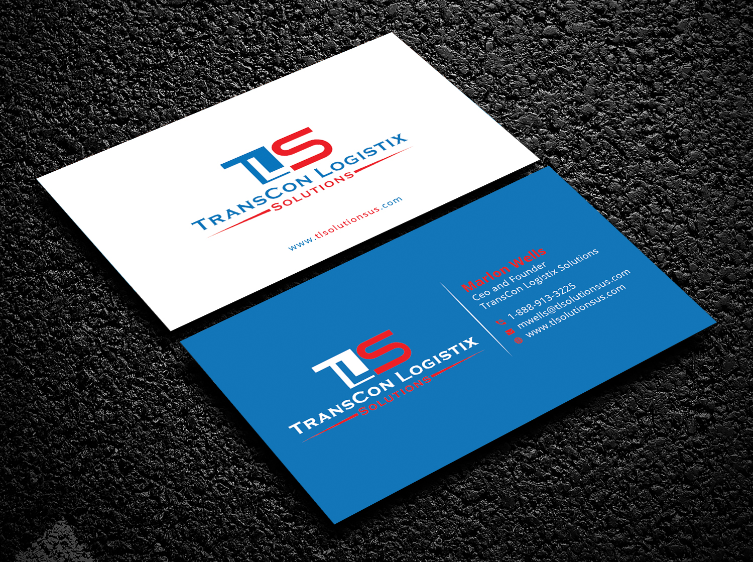 Diseño de Tarjeta de Presentación por Bold Pixels para TransCon Logistix Solutions  | Diseño #21068829