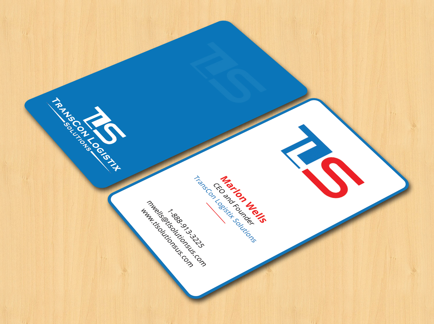 Diseño de Tarjeta de Presentación por Bold Pixels para TransCon Logistix Solutions  | Diseño #21069185