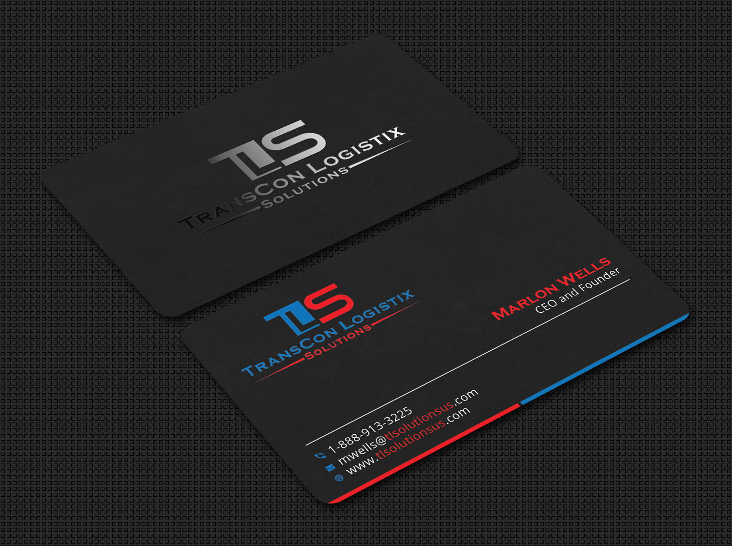 Diseño de Tarjeta de Presentación por Bold Pixels para TransCon Logistix Solutions  | Diseño #21069776