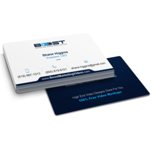 Modern Impressive Busines Card Design. BOOST LOGO | Business Card Design by adiazudin