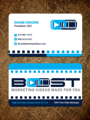 Modern Impressive Busines Card Design. BOOST LOGO | Business Card Design by JK18
