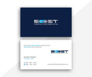 Modern Impressive Busines Card Design. BOOST LOGO | Business Card Design by Moumita_
