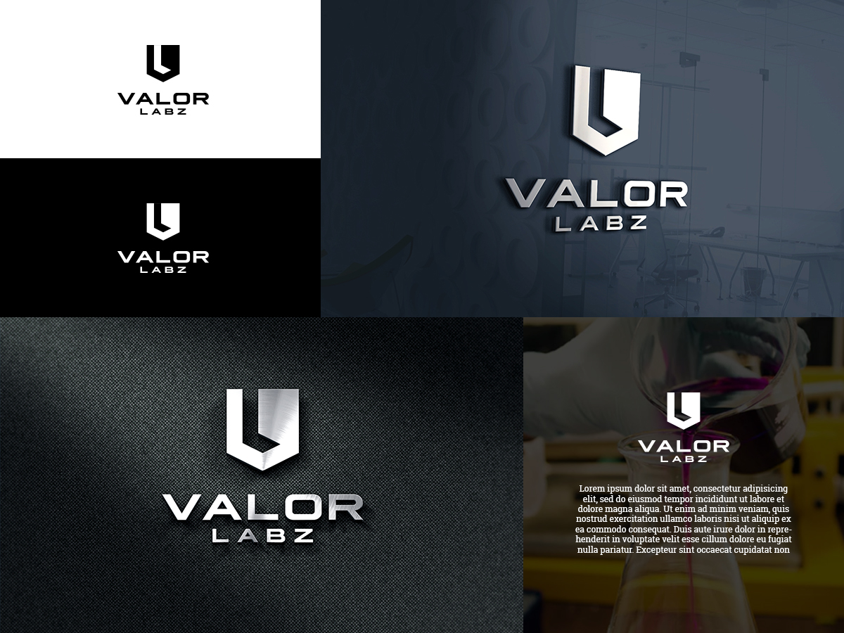 Logo Design by happybrain design for Valor Labz | Design #21068542