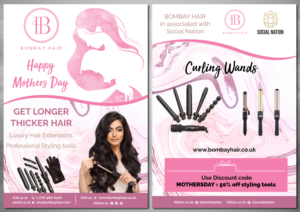Hair Extensions Company. Need a flyer for upcoming event.  | Flyer Design by TSU Creations