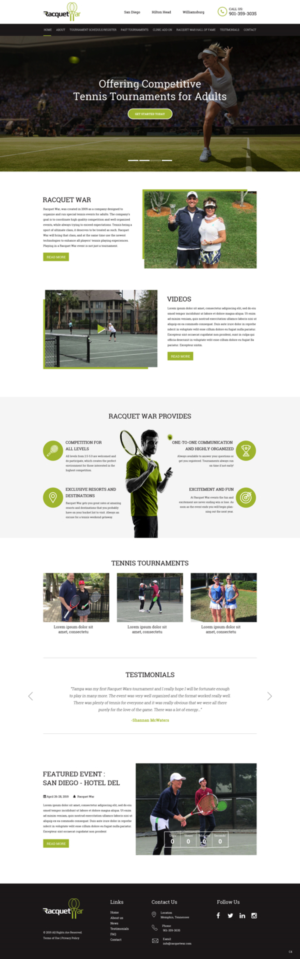 Web Design by pb for this project | Design: #21078568