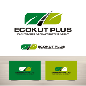Ecokut Plus   plant based asphalt cutting agent | Logo Design by south door