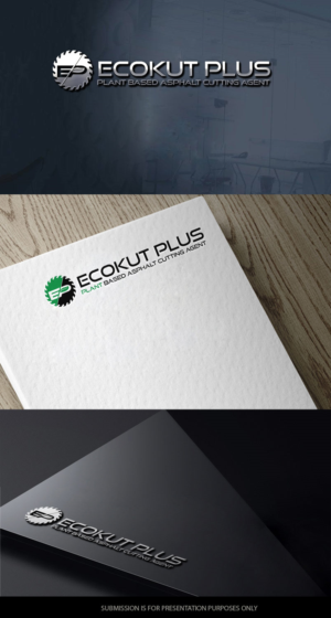 Ecokut Plus   plant based asphalt cutting agent | Logo Design by graphicevolution