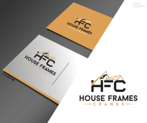 House Frames Cranes, HFC or both | Logo Design by Dot Design 3