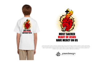 SacredHeartTshirtfor Youth Summer program | Diseño de Camiseta por JoseDesign