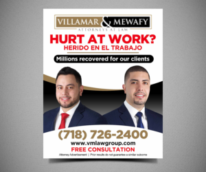 Billboard for Lawyers who handle work accident cases | Signage Design by Designers Hub